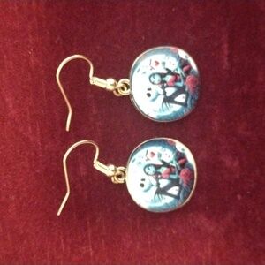 Nightmare Before Christmas Dangle Earrings
